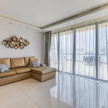 Unique Penthouse With Private Pool & Sea View 公寓 圣保罗湾城